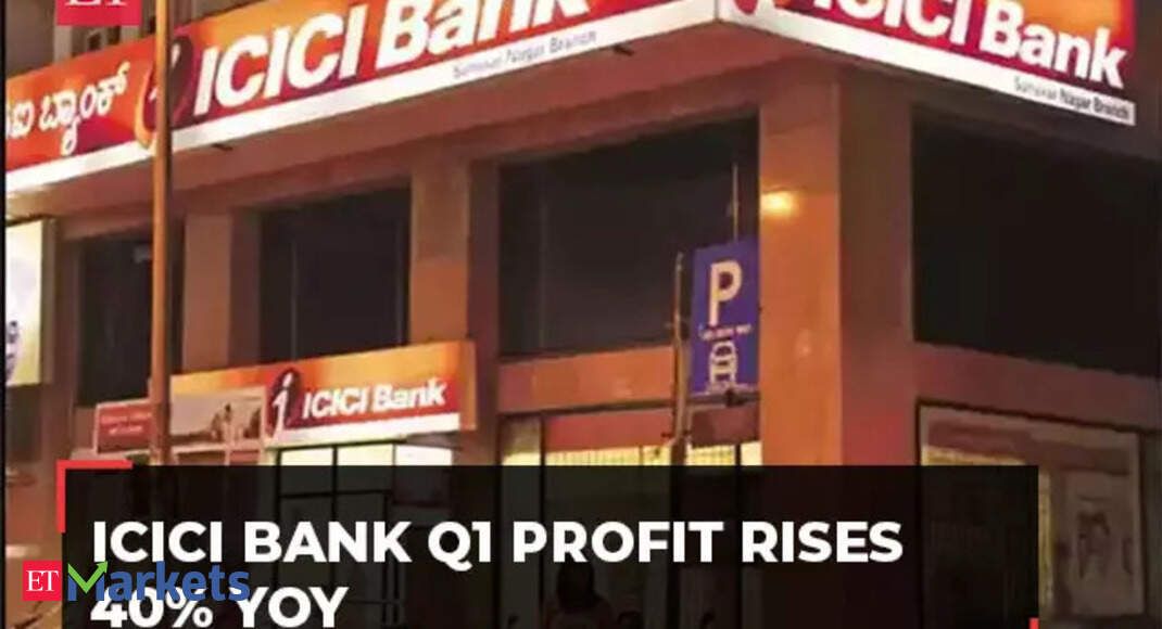 ICICI Bank Q1 profit rises 40% YoY to Rs 9,648 cr, beats estimate ICICI Bank Q1 profit rises 40% YoY to Rs 9,648 cr, beats estimate