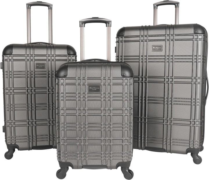 51+ top travel accessories on sale for Cyber Monday 5 Ben Sherman Nottingham Lightweight Hardside Set