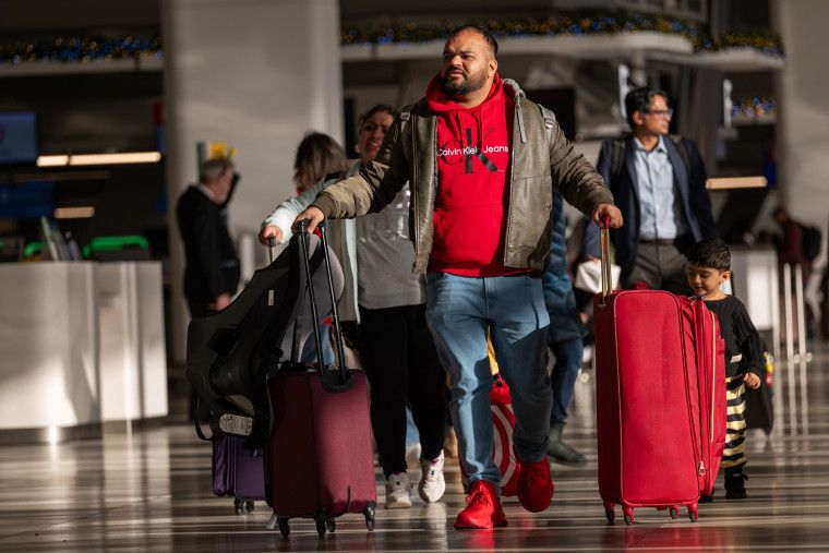Thanksgiving travel snarled by coast-to-coast storm bringing rain and snow 1 Image: TSA Expects Busiest Thanksgiving Ever For Air Travel In U.S.