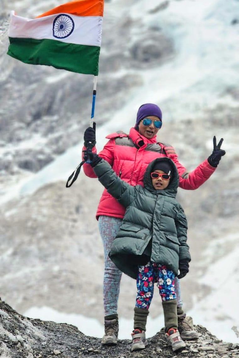 Meet the families who’ve taken children as young as 2 to Everest Base Camp 3 Dimple Laddha took her daughter, Arishka, last year when Arishka was just 6 years old.
