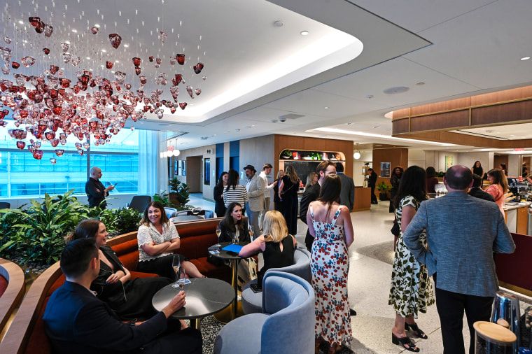 Living the high life before taking off 3 Capital One Celebrates Flagship Lounge Opening At JFK Airport