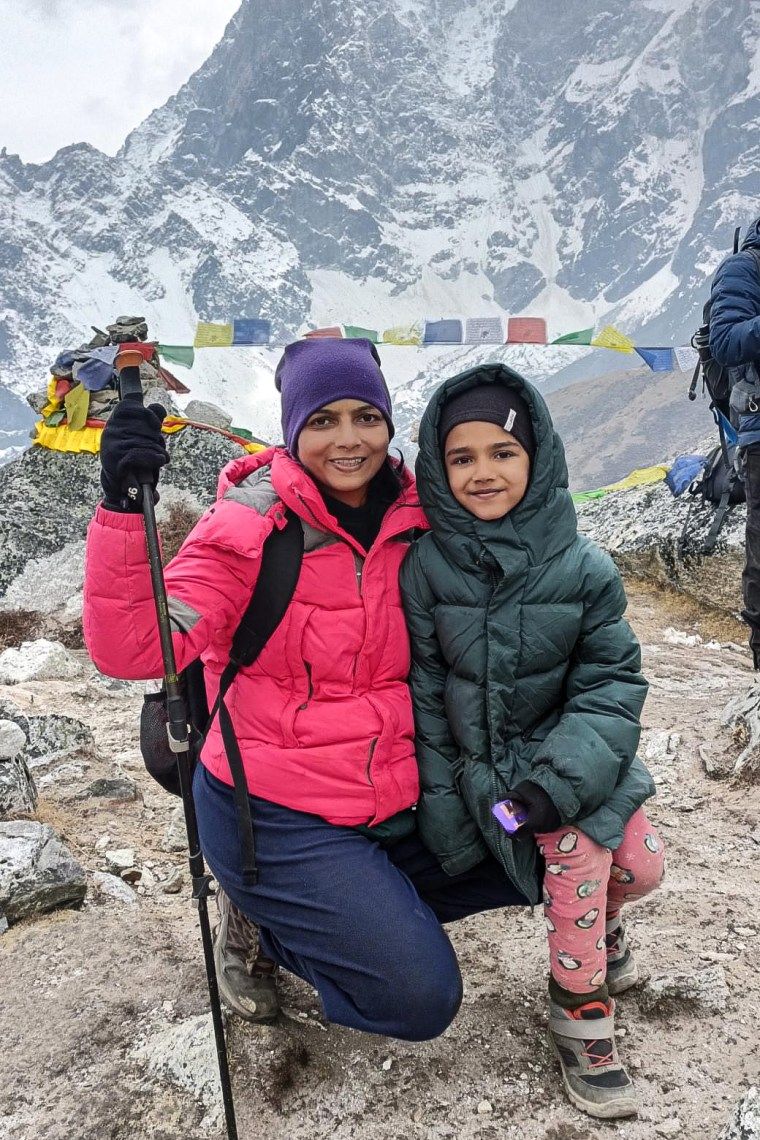 Meet the families who’ve taken children as young as 2 to Everest Base Camp 1 Dimple Laddha took her daughter, Arishka, last year when Arishka was just 6 years old.