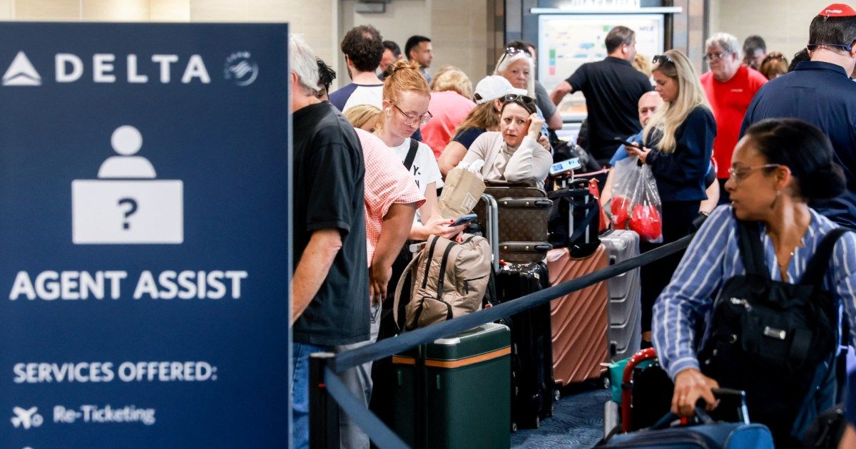 Delta Air Lines delays, cancellations continue Wednesday but CEO says worst of IT outage impact is over Delta Air Lines delays, cancellations continue Wednesday but CEO says worst of IT outage impact is over
