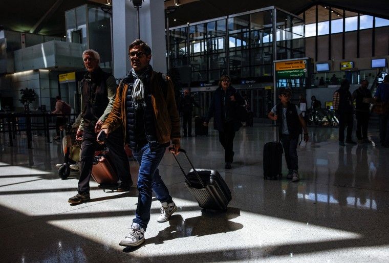 How to navigate Newark airport amid delays and outages 1 Image: Passengers arrive to Terminal B at Newark Liberty International Airport