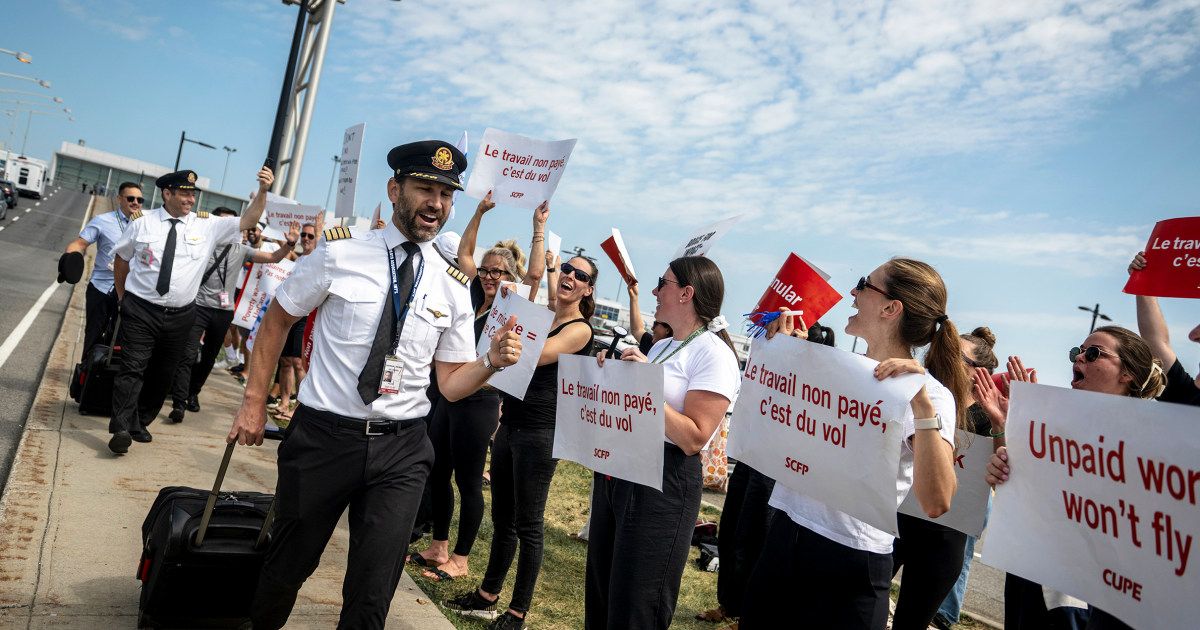 Air Canada and flight attendants reach tentative deal to end strike
