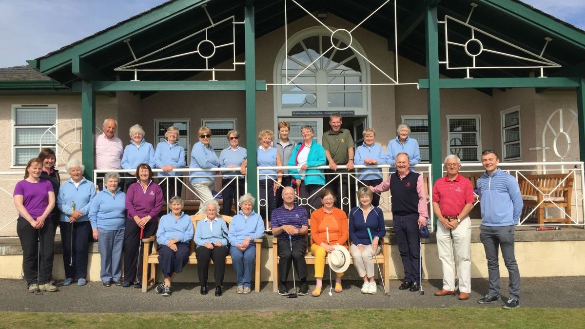 From feminist pioneers to putting pros, the historic journey of the world's oldest ladies golf club | CNN 2 Members of the St Andrews Ladies Putting Club before a match against members of the St Andrews Links in 2018.