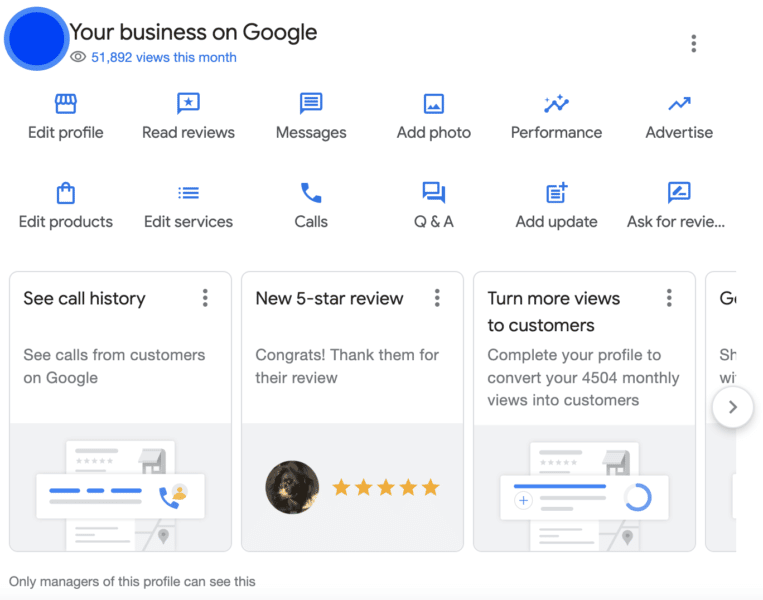 How to make the most of the new Google Business Profile dashboard 1 Google Business Profile New Merchant Experience