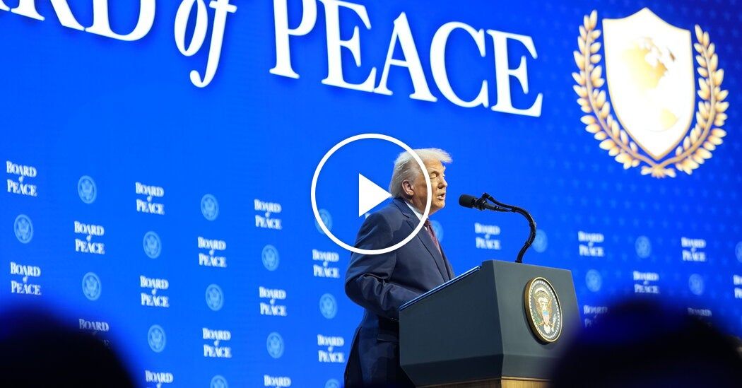 Video: Trump Hosts ‘Board of Peace’ Signing Ceremony in Davos