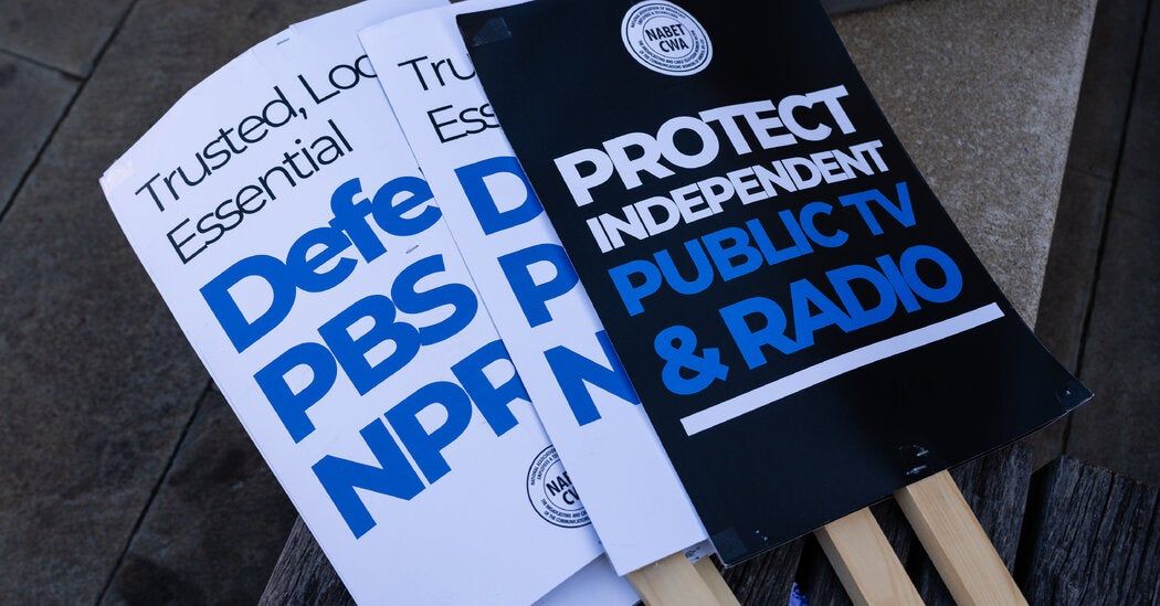 Trump Signs Executive Order Seeking to End Federal Funding for NPR and PBS