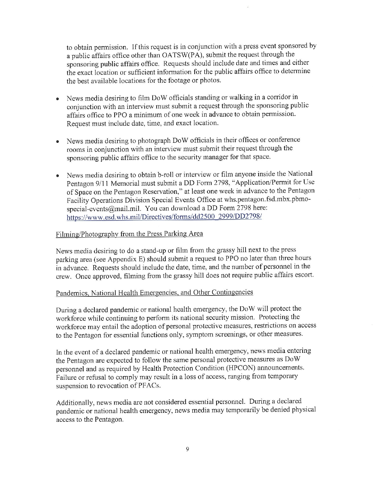 How the Pentagon Is Blocking Out News Organizations 12 Page 12 of undefined PDF document.