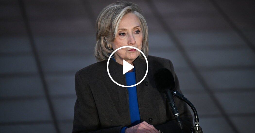 Video: Hillary Clinton Denies Ever Meeting Jeffrey Epstein