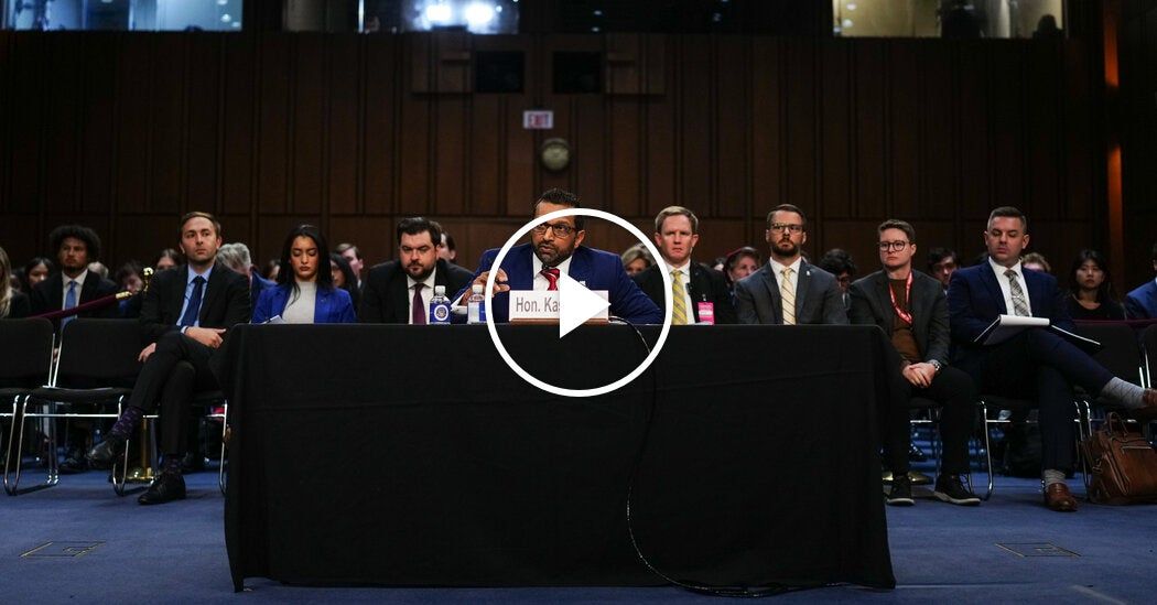 Video: F.B.I. Director Clashes With Democrats During Hearing