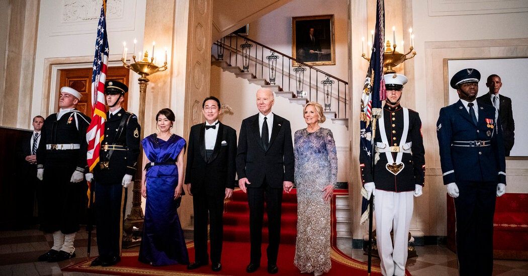 Biden’s State Dinner for Japan Was Heavy on Symbolism (and Yes, Cherry Blossoms) Biden’s State Dinner for Japan Was Heavy on Symbolism (and Yes, Cherry Blossoms)