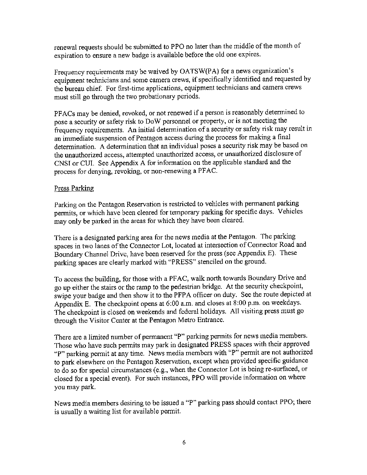 How the Pentagon Is Blocking Out News Organizations 9 Page 9 of undefined PDF document.
