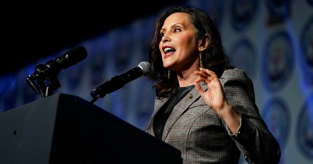 Gretchen Whitmer Says She Won’t Run for President Even if Biden Steps Aside