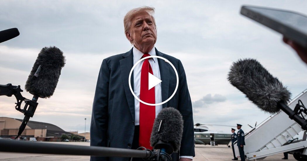 Video: President Trump Says the U.S. Will Send Defense Systems to Ukraine