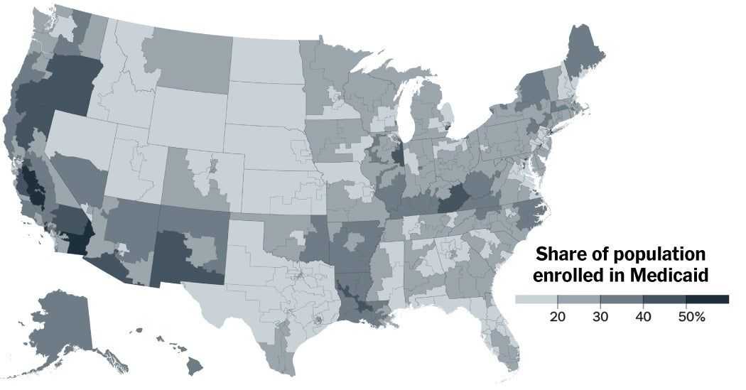 Map: Where Medicaid Enrollment in the U.S. Is the Highest