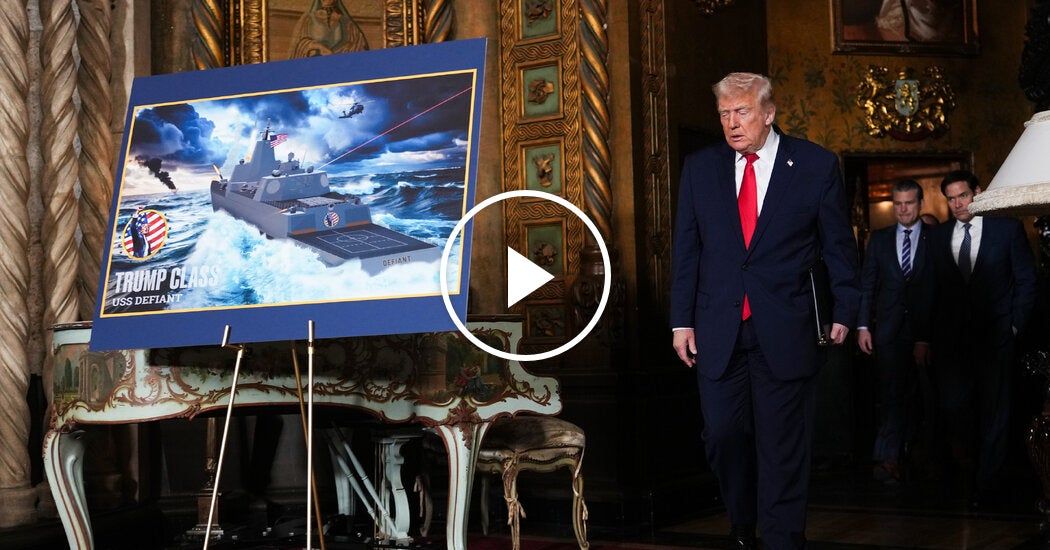 Video: Trump Announces Construction of New Warships Video: Trump Announces Construction of New Warships