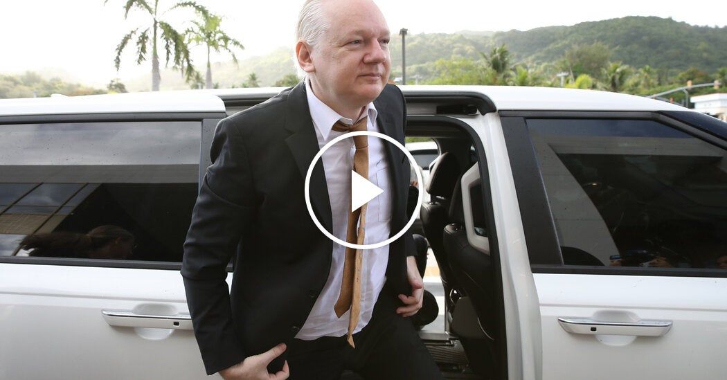 Video: Julian Assange Walks Free After Guilty Plea