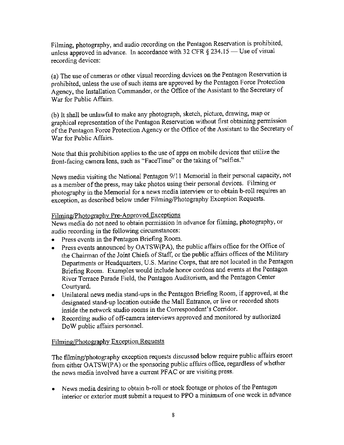 How the Pentagon Is Blocking Out News Organizations 11 Page 11 of undefined PDF document.