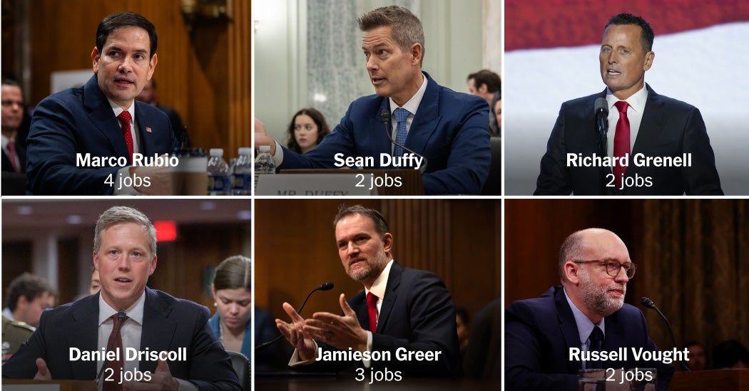 Several Trump Administration Officials Are Overseeing Multiple Federal Offices