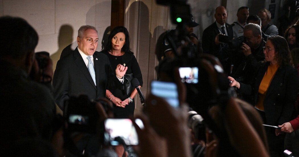 G.O.P. Nominates Steve Scalise for Speaker but Postpones Full Vote