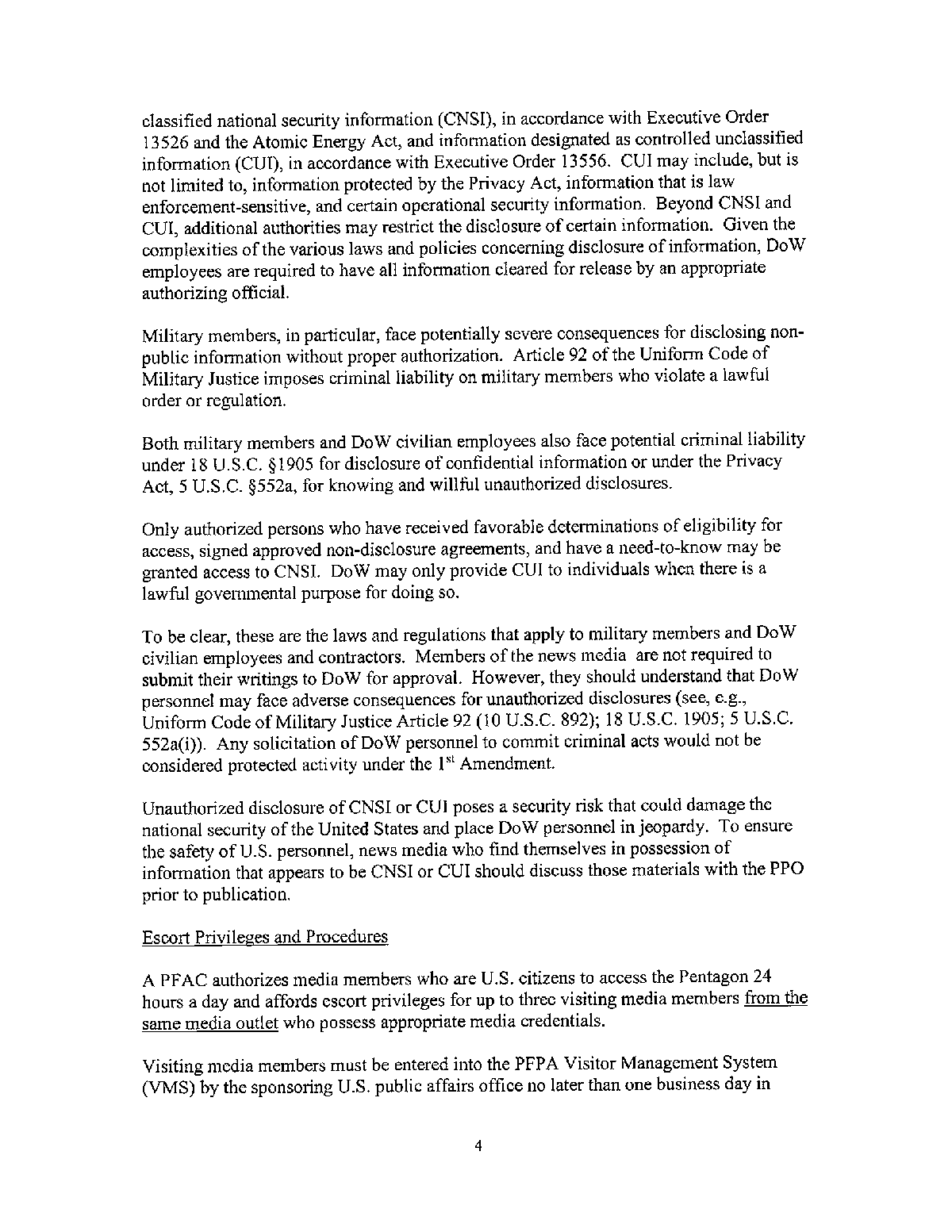 How the Pentagon Is Blocking Out News Organizations 7 Page 7 of undefined PDF document.