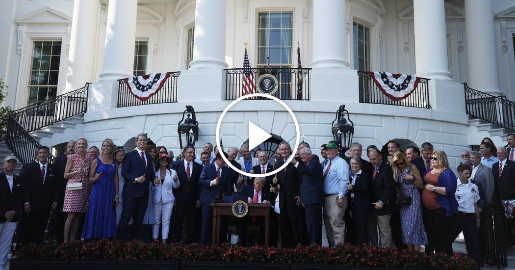 Video: Trump Signs the ‘One Big Beautiful Bill’ Into Law