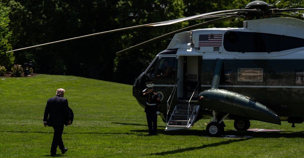 Trump Is Said to Have Proposed a New Helipad at the White House