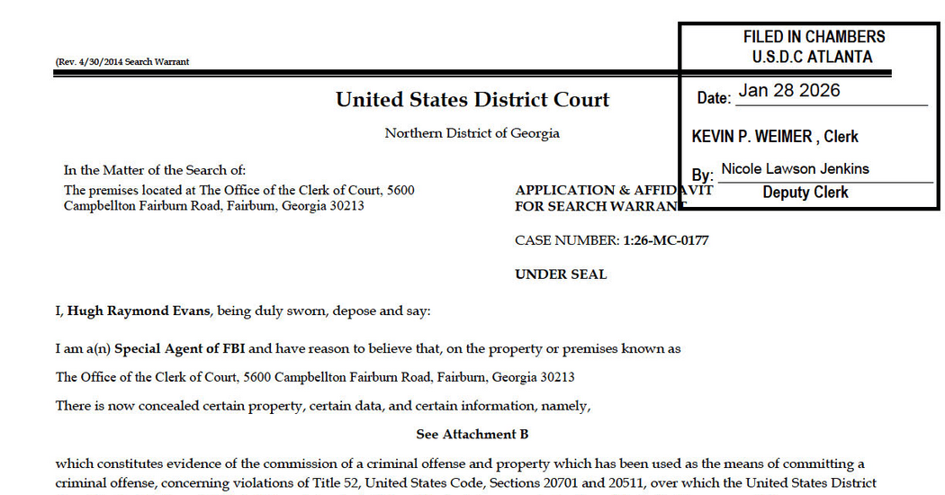 Read the Fulton County search warrant affidavit