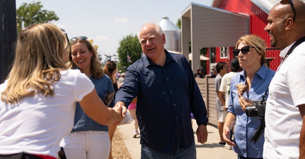 Minnesota’s Democratic Governor ‘Endorses’ at the Iowa State Fair. He’s for the Pork Chop.