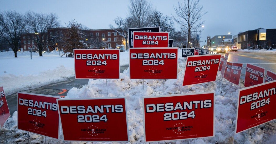 DeSantis Super PAC Begins Layoffs, Even as He Projects Confidence