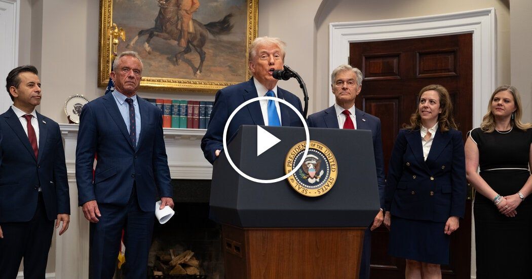 Video: Trump Promotes Unproven Ties to Autism and Tylenol Use