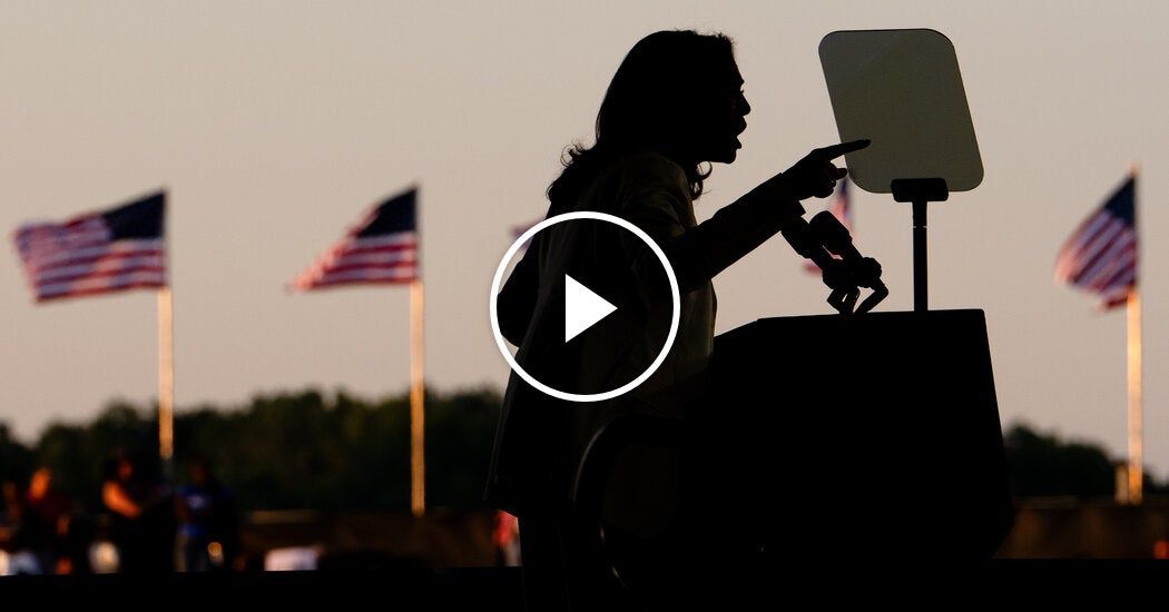 Video: Harris Responds to Pro-Palestinian Protesters at Michigan Rally