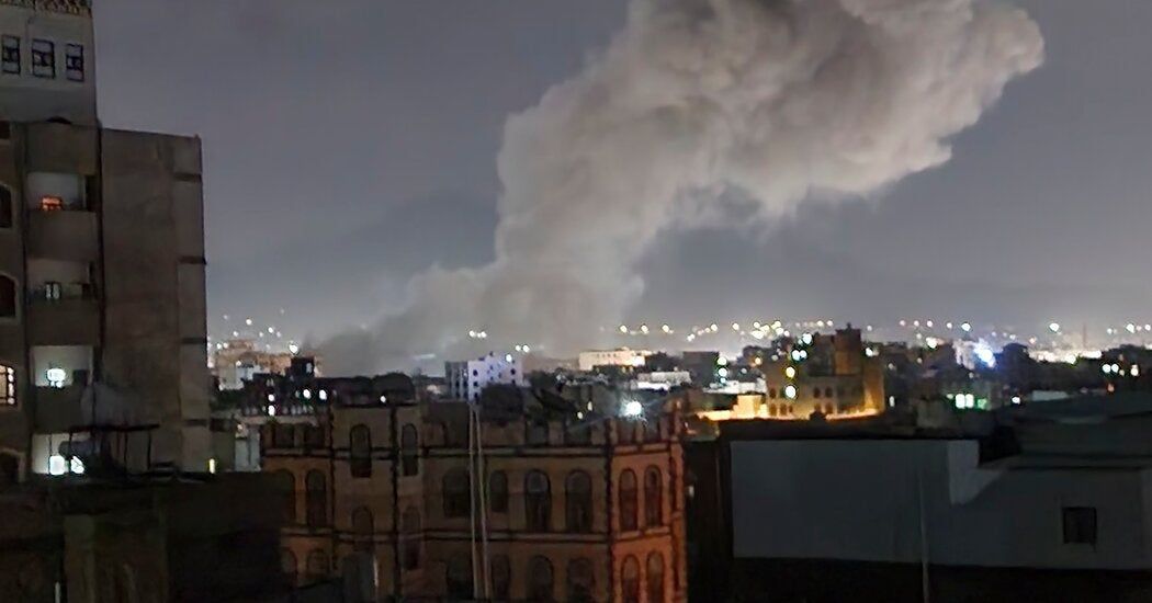 Trump Orders U.S. Strikes Against Houthi Militant Sites in Yemen Trump Orders U.S. Strikes Against Houthi Militant Sites in Yemen