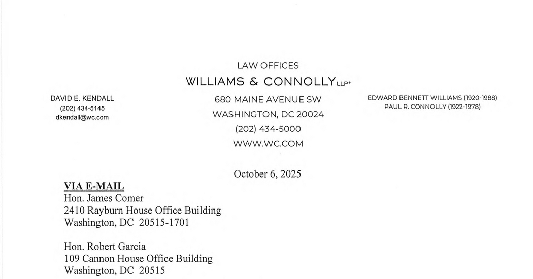 Bill and Hillary Clinton’s Stance on Epstein Testimony Oct. 6 Bill and Hillary Clinton’s Stance on Epstein Testimony Oct. 6