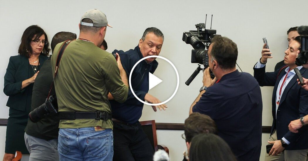 Video: Senator Padilla Forcibly Removed After Confronting Noem Video: Senator Padilla Forcibly Removed After Confronting Noem