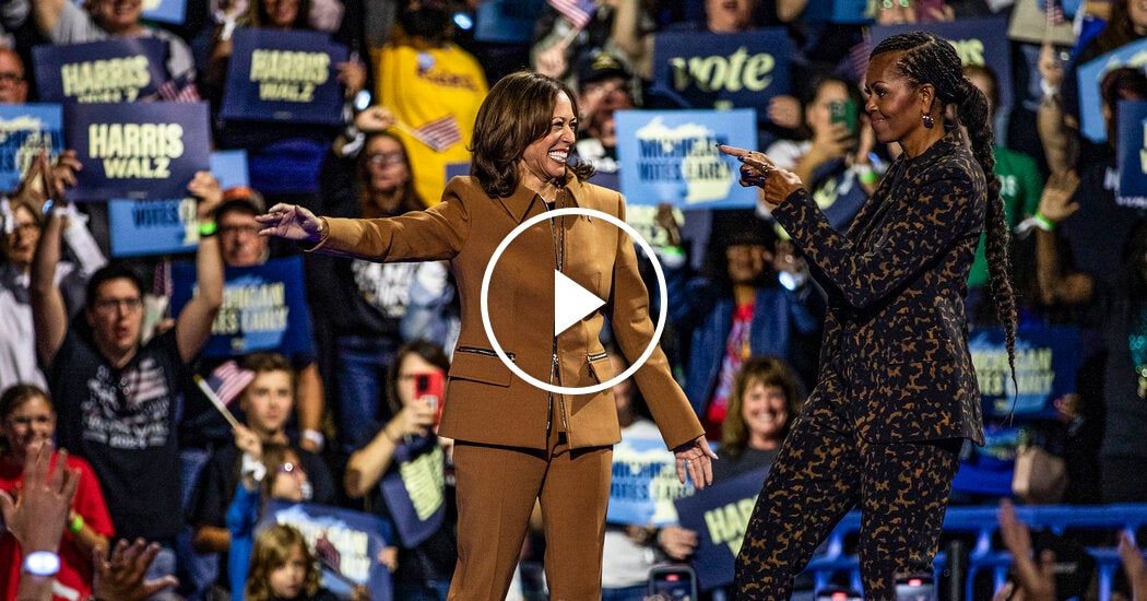 Video: Michelle Obama Makes Abortion Rights Plea to Male Voters Video: Michelle Obama Makes Abortion Rights Plea to Male Voters