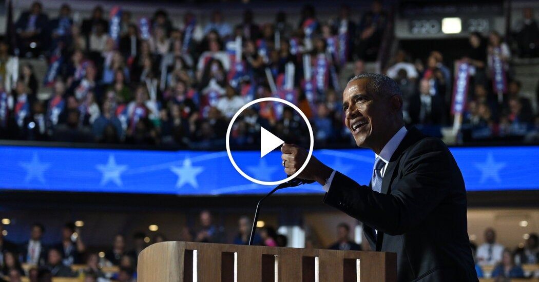 Video: Barack Obama Calls for Unity in Soaring D.N.C. Speech