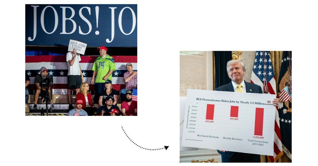 For Trump, Job and Crime Data Is ‘Phony,’ Unless It Supports His Views For Trump, Job and Crime Data Is ‘Phony,’ Unless It Supports His Views
