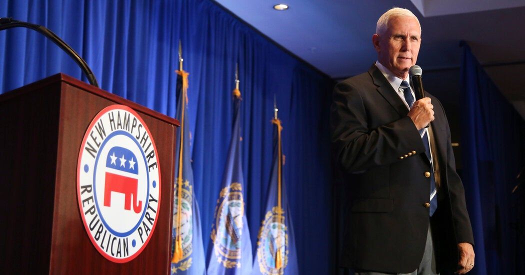 Pence’s 2024 Bid Confronts Murky Future, as Campaign Cash Dwindles