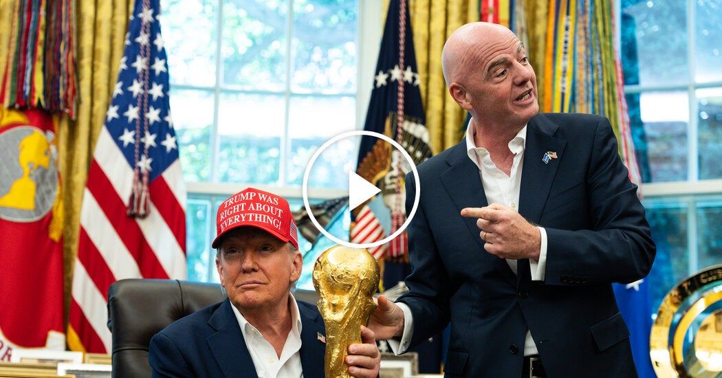 Video: FIFA President Awards Trump With Soccer Body’s First Peace Prize
