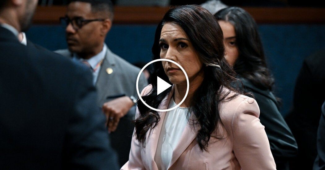 Video: Tulsi Gabbard Resigns as Intelligence Chief Video: Tulsi Gabbard Resigns as Intelligence Chief