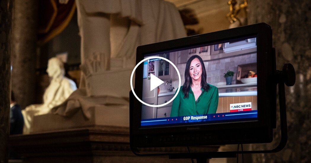 Video: Katie Britt Attacks Biden in G.O.P. Response