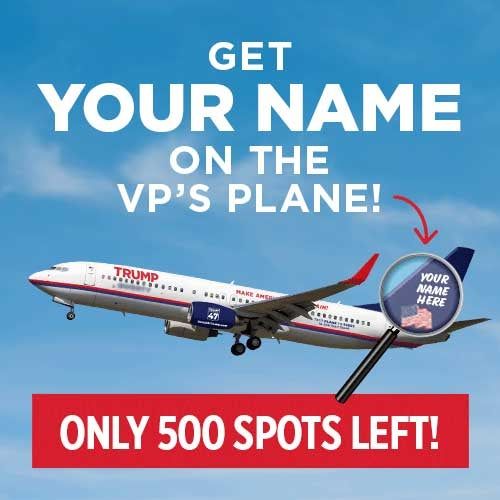 The Contests, Clubs and Big Promises of Trump’s Fund-Raising Emails 11 Promo image of the private plane Mr. Trump reserved for his running mate’s use reads “get your name on the VP’s place! Only 500 spots left!”