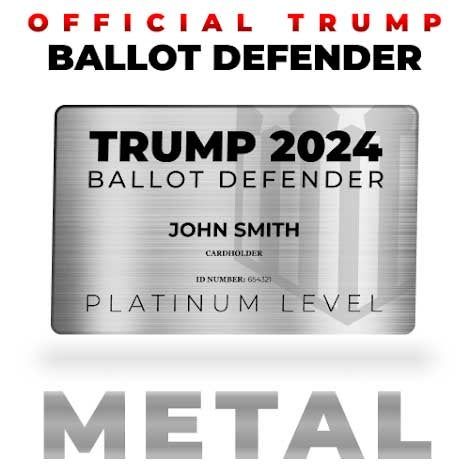 The Contests, Clubs and Big Promises of Trump’s Fund-Raising Emails 14 Promo image of a platinum card reads “Official Trump ballot defender. Metal.”