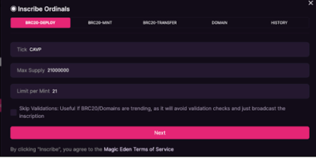 How To Mint BRC-20 Tokens On The Bitcoin Network 4 Bitcoin BRC-20