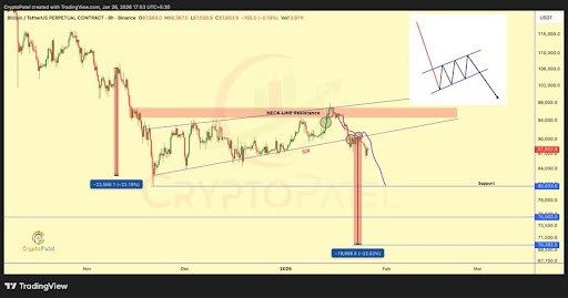 Bitcoin Confirms Bearish Structure After $98,000 Rejection — Here's The Next Potential Target 1 Bitcoin