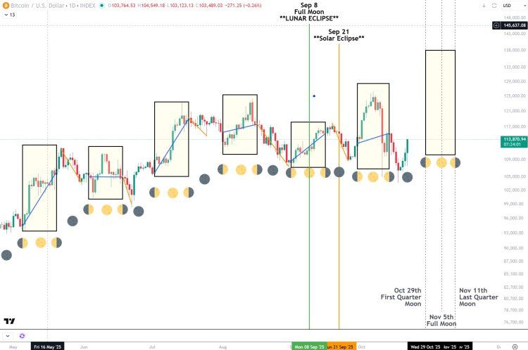 Bitcoin price moon