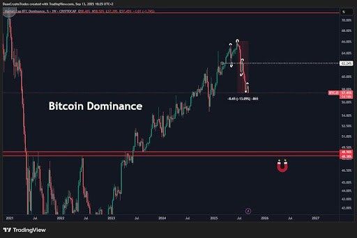 Lower Bitcoin Dominance Reinforces Altcoin Strength — Here's How 1 Bitcoin